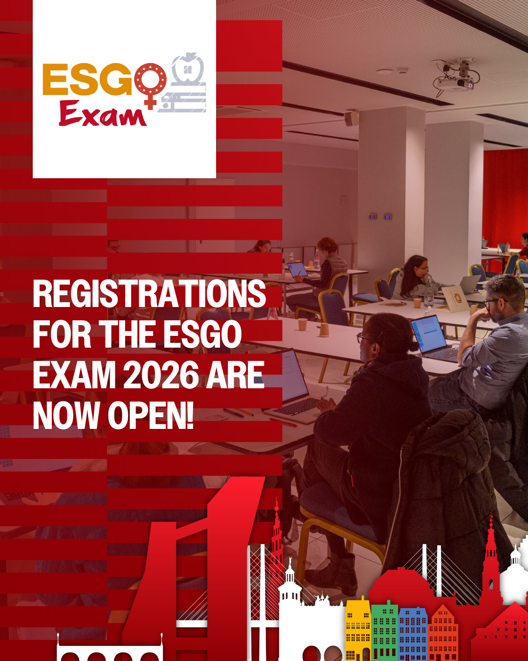 REGISTRATIONS FOR THE ESGO EXAM 2026 ARE NOW OPEN! REGISTRATIONS FOR THE ESGO EXAM 2026 ARE NOW OPEN!