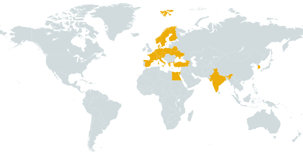 Consortium map