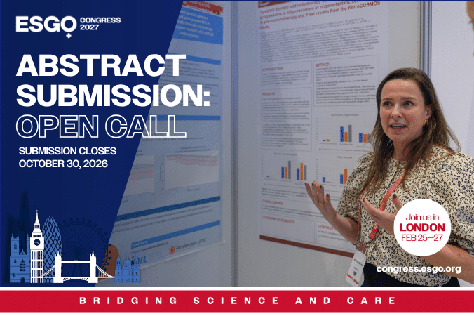 Submit your abstract to ESGO 2027