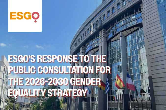 ESGO responds to EU consultation on the 2026–2030 Gender Equality Strategy