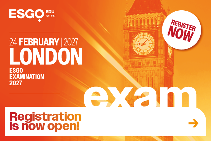 Registrations for ESGO Exam open
